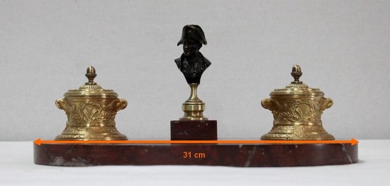  Doppio calamaio, periodo Napoleone III - metà del XIX secolo