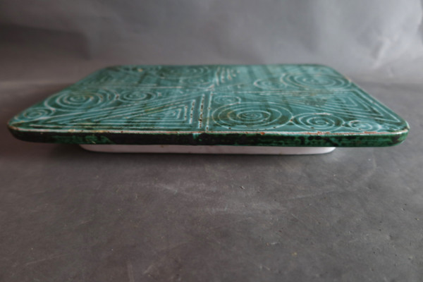 Ceramic trivet signed Robert Picault