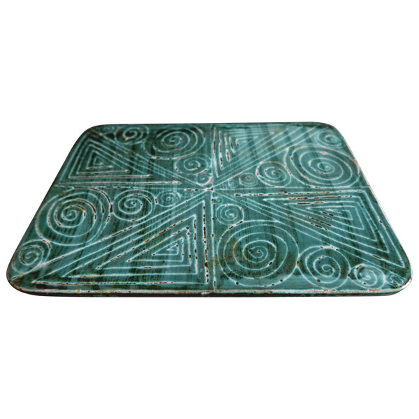 Ceramic trivet signed Robert Picault