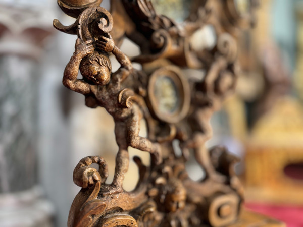 Reliquary Of Saint Alexander Decorated With Cherubs - 18th century