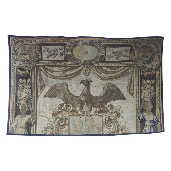 Armorial tapestry, 17th-century Flanders