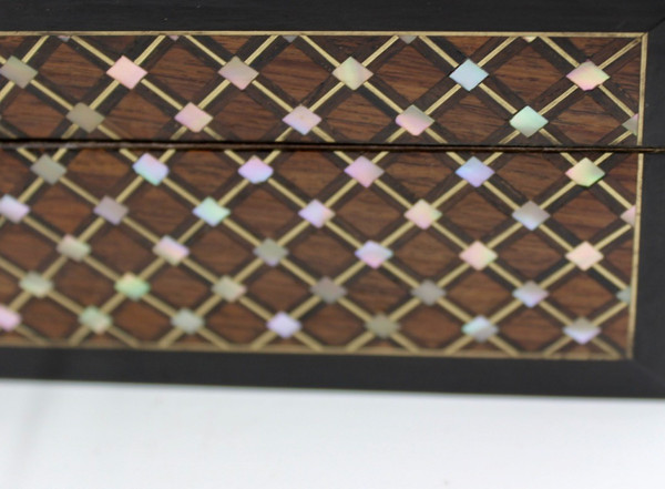 Coffret Napoléon III En Marqueterie Par Tahan