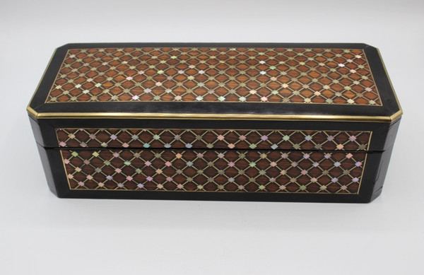Coffret Napoléon III En Marqueterie Par Tahan
