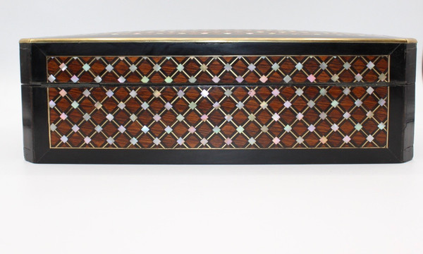 Coffret Napoléon III En Marqueterie Par Tahan