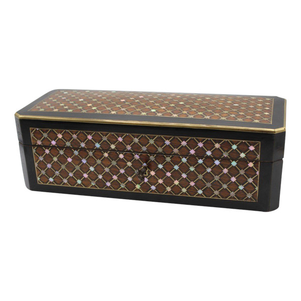 Coffret Napoléon III En Marqueterie Par Tahan