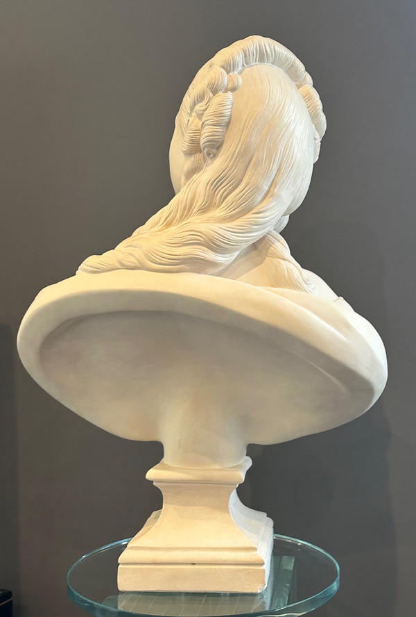 Augustin Pajou, Scultura Buste La Comtesse Du Barry XIX secolo