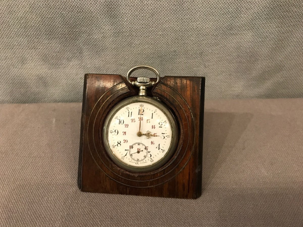 Antique mahogany watch case 19 th century Napoleon III
