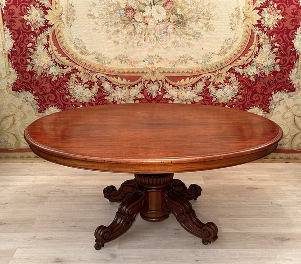 Restoration Period Mahogany System Dining Table circa 1830 (4m)
