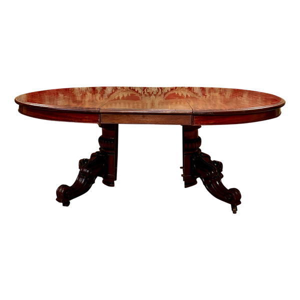 Restoration Period Mahogany System Dining Table circa 1830 (4m)