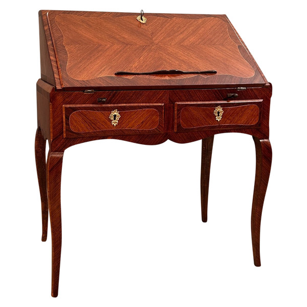 Louis XV inlaid sloping desk circa 1750