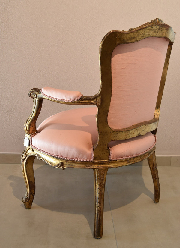 Pair Of Armchairs From The Rococo Period, France, 18th Century