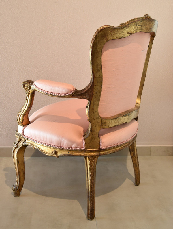 Pair Of Armchairs From The Rococo Period, France, 18th Century