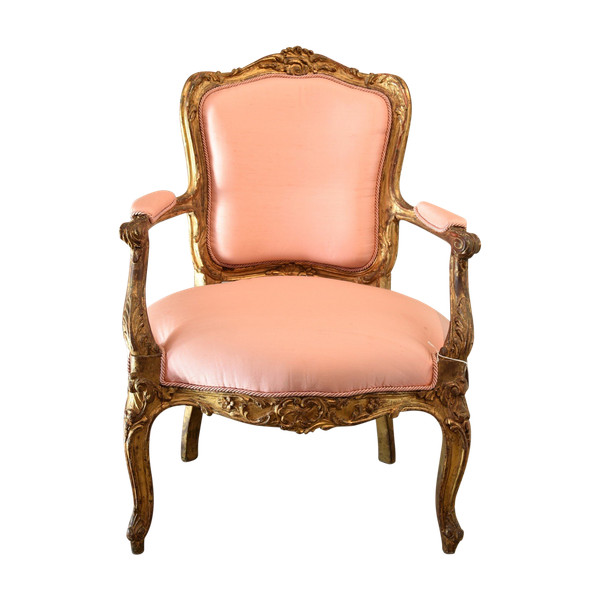 Pair Of Armchairs From The Rococo Period, France, 18th Century