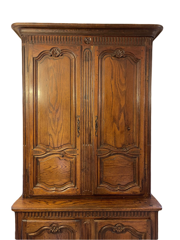 Louis XV style 18th century double sideboard