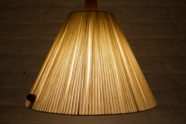 Scandinavian-style mobile suspension lamp.