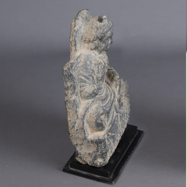 Scultura Gandhâra di Buddha in Bûmisparsha Mudra - Pakistan
