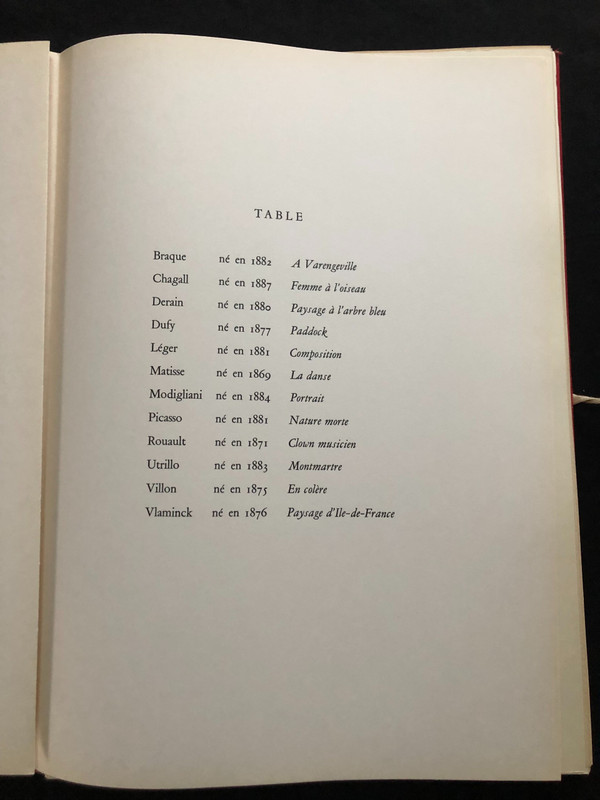 Douze contemporains par Jacques Lassaigne Editions d'art du Lion  Paris 1959