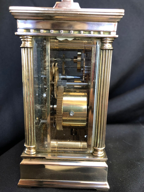 Pendule d'officier à sonnerie de marque L’Épée modèle la Marquise travail des années 50