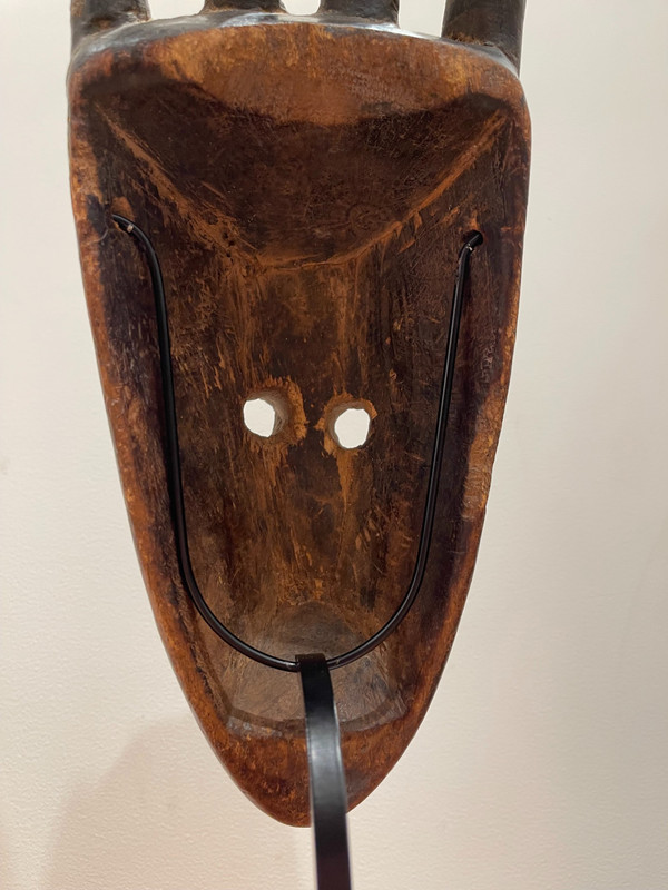 “Ntomo” mask with four teeth - Bamana population, Mali