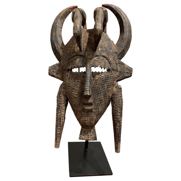 "Kpélié" mask - Sénoufo population, 1950, Ivory Coast