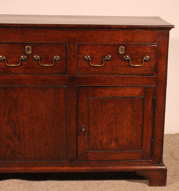 Credenza a 3 cassetti in rovere - XVIII secolo