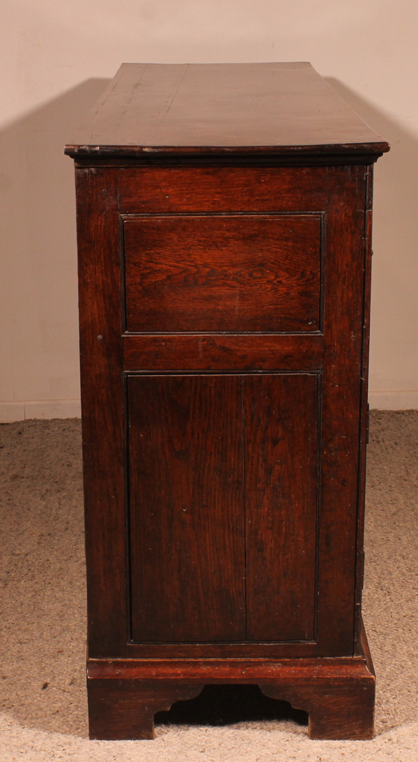 Credenza a 3 cassetti in rovere - XVIII secolo