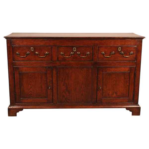 Credenza a 3 cassetti in rovere - XVIII secolo