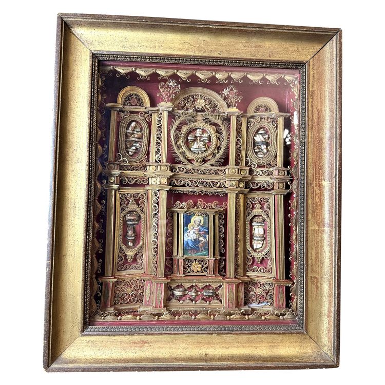 Remarkable Reliquary Altarpiece Style With 21 Relics - XVIII