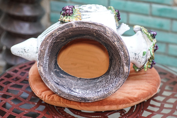 BACCHUS, glazed ceramic, center table