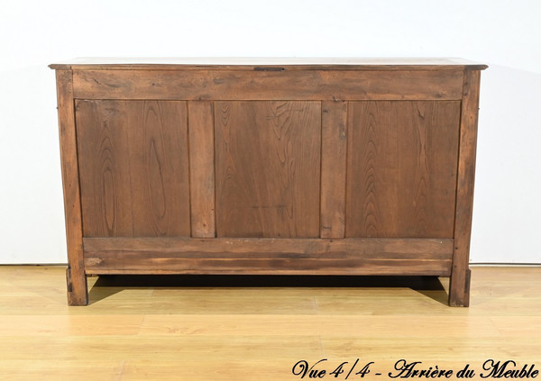 Piccola Credenza a 3 Ante in Noce – Fine XIX Secolo