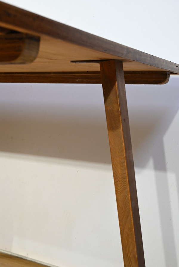 Table Régionale en Merisier, style Louis XV – Milieu XIXe