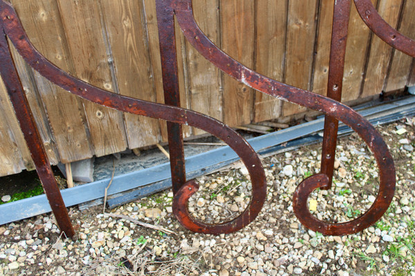 Two Pairs Of 18th Century Wrought Iron Hinges