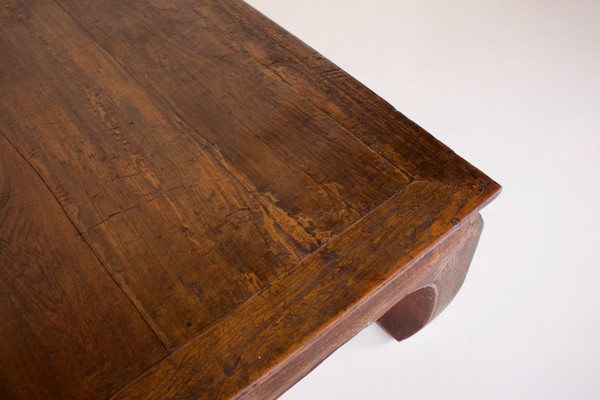 Imposing “Kang” coffee table known as opium table, China.