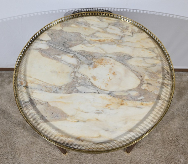 Table Bouillotte en Acajou, style Louis XVI – Fin XIXe