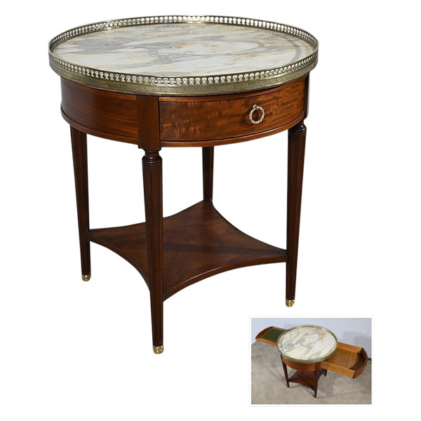 Table Bouillotte en Acajou, style Louis XVI – Fin XIXe