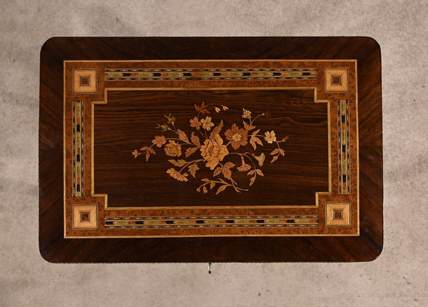 Petite Table de Salon style Louis XVI, époque Napoléon III – Milieu XIXe