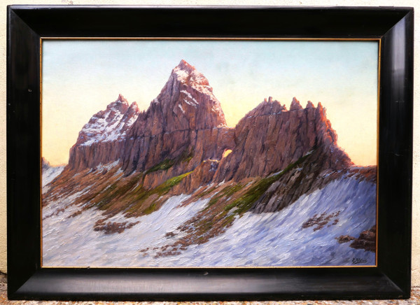Elsa KÖBERLÉ, Vue idéalisée du Gross Spannort en Suisse