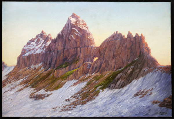 Elsa KÖBERLÉ, Vue idéalisée du Gross Spannort en Suisse
