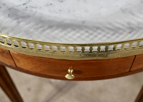 Table Bouillotte en Acajou, style Louis XVI – Milieu XXe