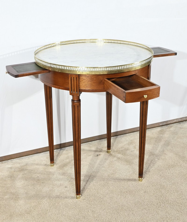 Table Bouillotte en Acajou, style Louis XVI – Milieu XXe