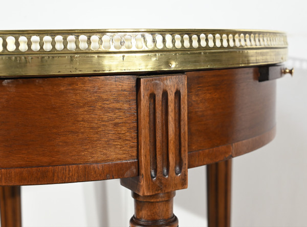 Table Bouillotte en Acajou, style Louis XVI – Milieu XXe