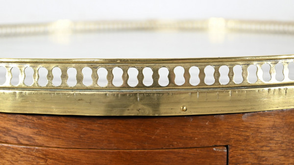 Table Bouillotte en Acajou, style Louis XVI – Milieu XXe