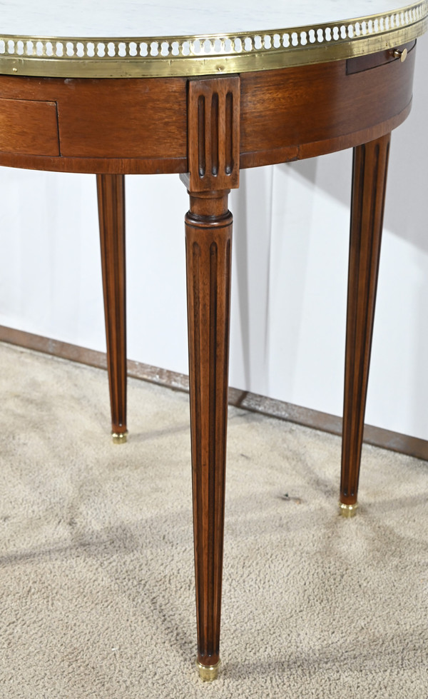 Table Bouillotte en Acajou, style Louis XVI – Milieu XXe