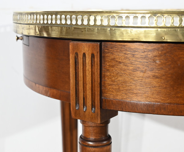Table Bouillotte en Acajou, style Louis XVI – Milieu XXe