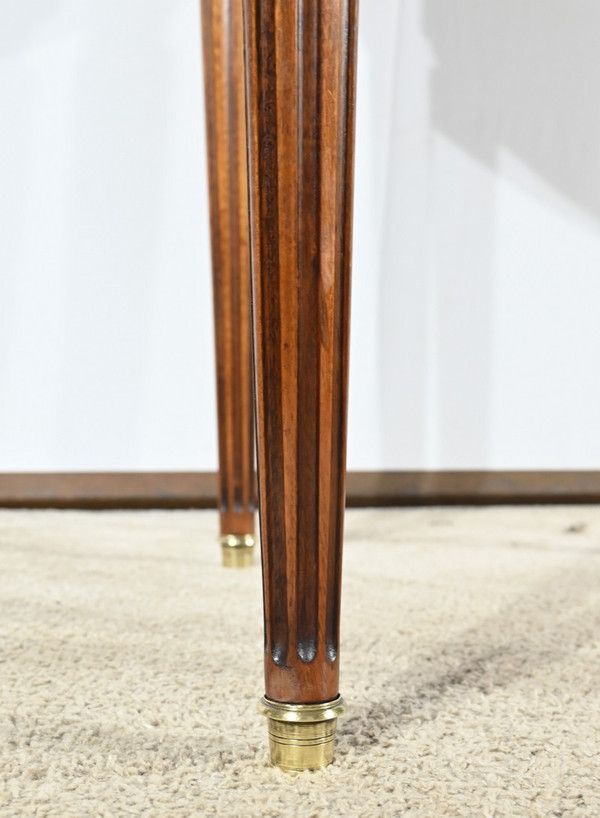 Table Bouillotte en Acajou, style Louis XVI – Milieu XXe