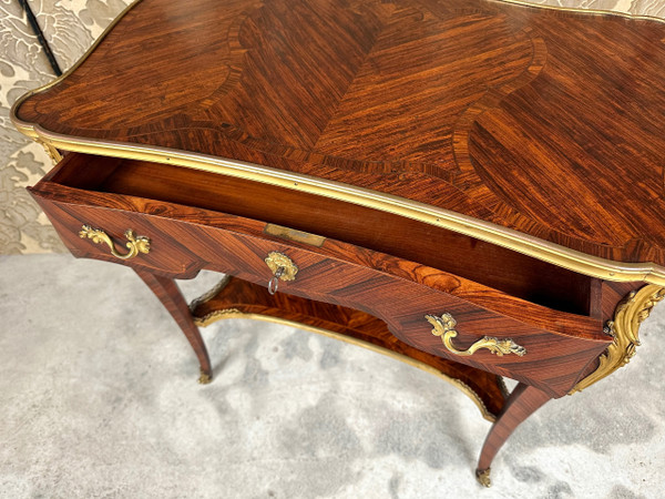 Living room table in the style of LINKE