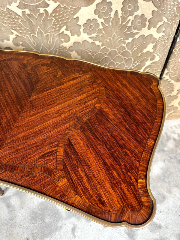 Living room table in the style of LINKE