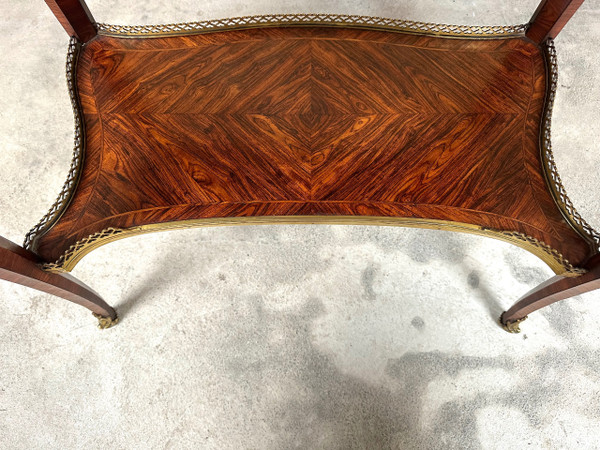 Living room table in the style of LINKE