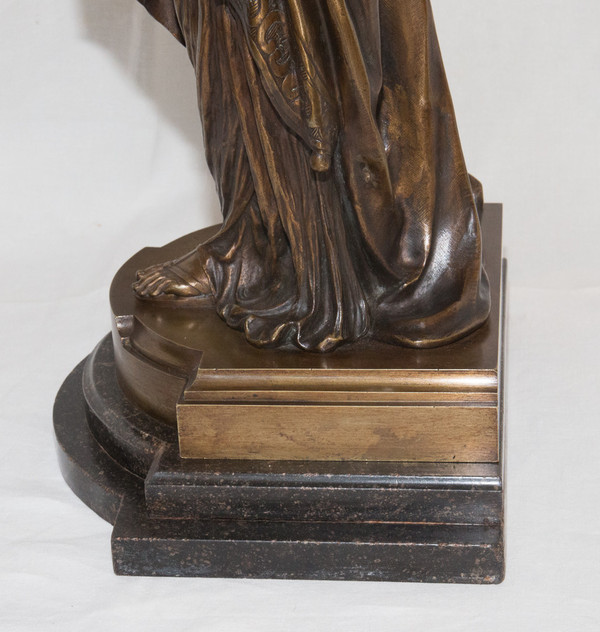 Bronzo Il lettore L Grégoire 1840-1890