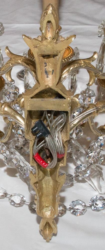 Pair Of Gilt Bronze Sconces Napoleon III Period